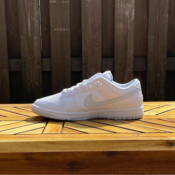 Nike Dunk Low Pure Platinum Shoes Size 9.5 Men’s - Picture 6 of 11